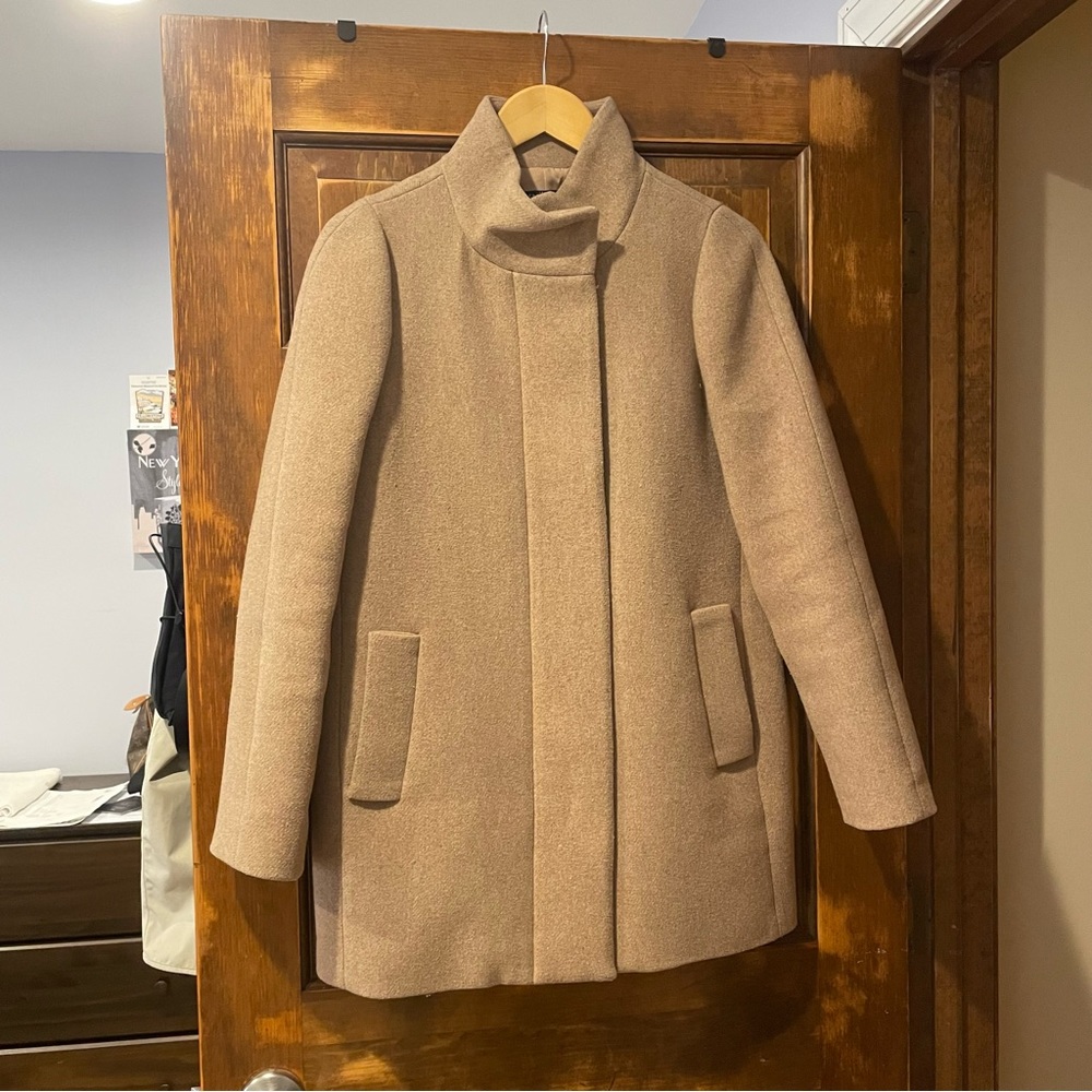 J Crew Mercantile Camel Coat